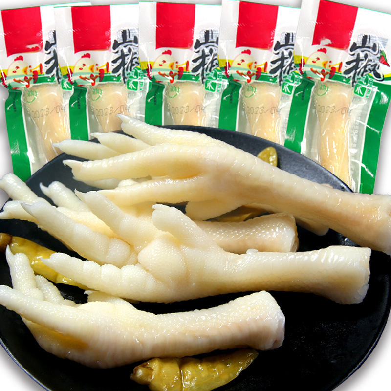 ピクルス鶏足、山椒鶏足スナック、全箱、単品、丸鶏足、小包装袋、鶏足スナック|undefined