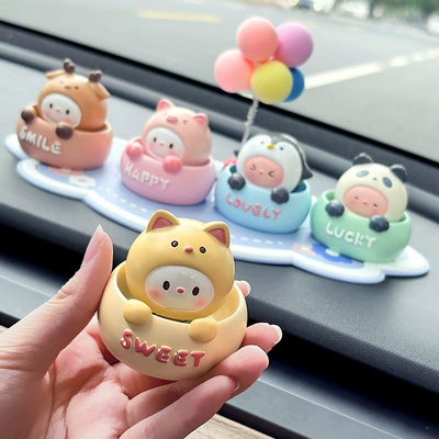 Ornaments, Cute Shaking Head Animal | Car ornaments