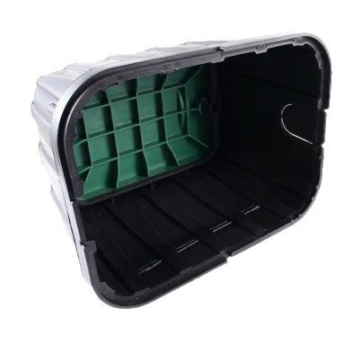 14 pulgadas 1320 caja de válvulas de plástico verde riego por pulverización caja de válvulas de válvula de toma de agua caja de válvula solenoide cubierta verde caja de protección