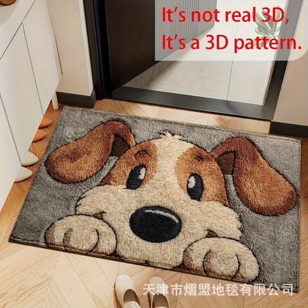 新款圣诞节水晶绒和地垫玄关门耐脏耐磨易清洗卫生间浴室防滑脚垫