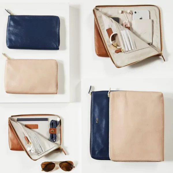 Multifunctional tablet zipper bag digital accessories storage bag zipper storage bag