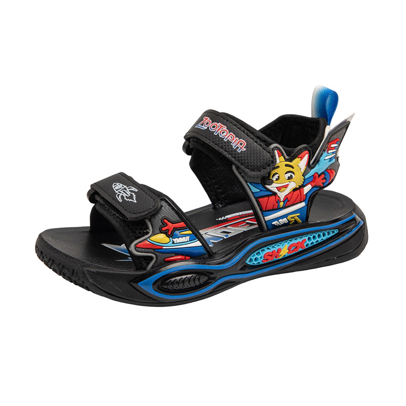 Sandalias Deportivas de Playa con Suela Suave para Niño de Cuero Artificial, Ligeras y Antideslizantes