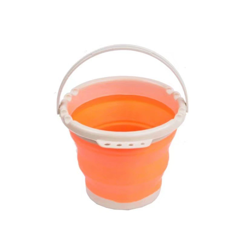 Силиконовое ведро для воды на заказ для искусства, складная гуашь, китайская живопись, чистка цвета, портативная выдвижная кисть, держатель для акварельной кисти.