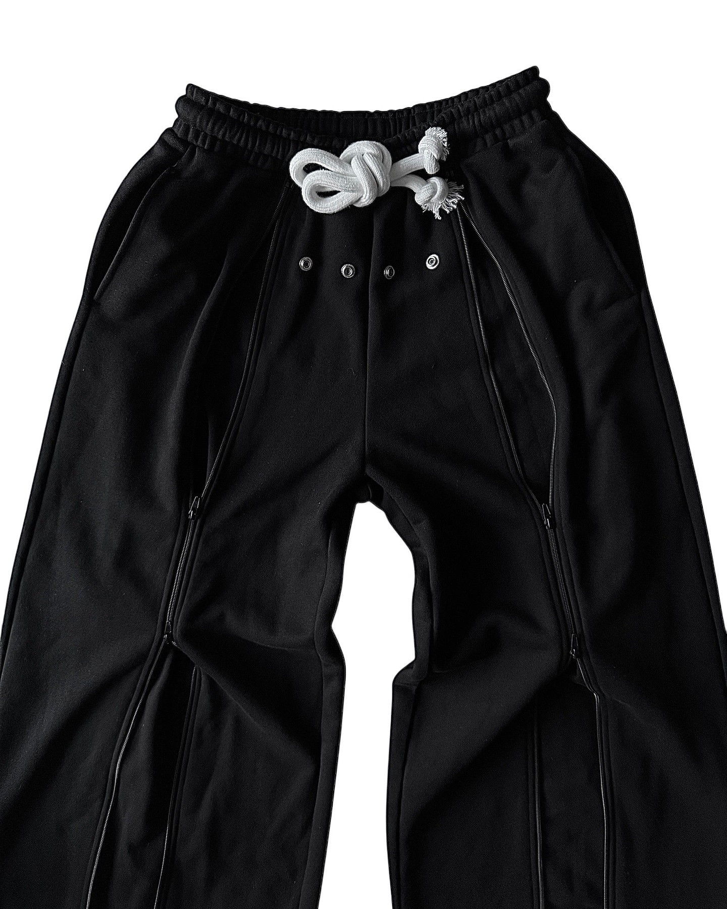 Women's Clothing Women's Casual Loose Trousers Black Versatile Fashion Street Style Rock Trend Personality Popular For Formal & Casual_voghion.com