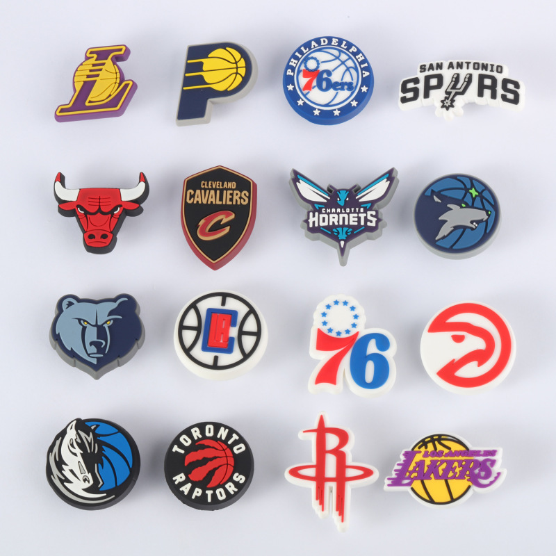 DIY Accessories for Crocs Shoes, Cartoon Decorative Charms, Shoe Charms, Kobe Curry Juventus Basketball Nba DIY Accessories for Crocs Shoes, Cartoon Decorative Charms, Shoe Charms, Kobe Curry Juventus Basketball Nba