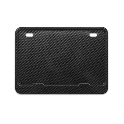 license plate frame license – License plate holder/license plate holder - carbon-pattern-solid