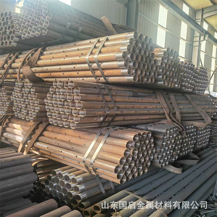 隧道超前大管棚 89钢花管 108管棚管 133注浆钢花管实体生产厂家