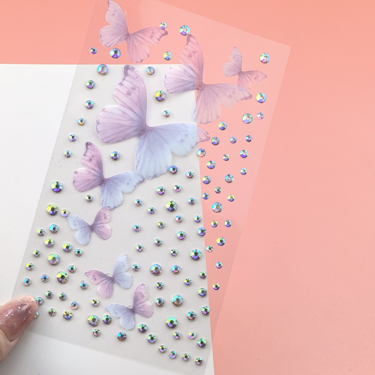 BJA-609 바구니 보라색 나비 모델