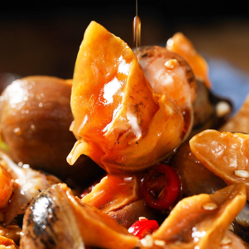 麻辣香螺批发老婆脚香辣鲍肉麻辣鲍鱼小海熟食即袋装海螺网红猫眼|ms