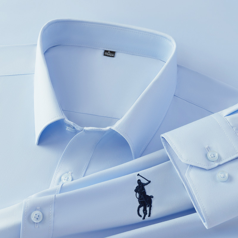 Ralph Lauren Pony Logo Lapel Casual Spring and Autumn Men's Paul Embroidery Business Urban Men's Shirt Top Long Sleeve Lauren Ralph Lauren Pony Logo Lapel Casual Spring and Autumn Men's Paul Embroidery Business Urban Men's Shirt Top Long Sleeve Lauren