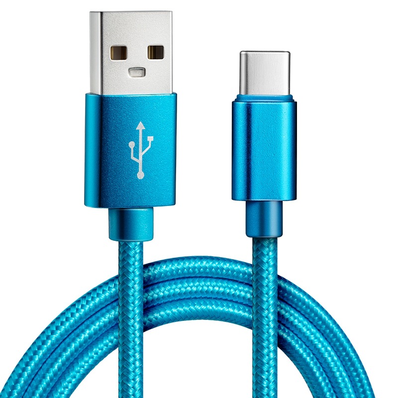 データケーブルType-Cナイロン編組は華為サムスン安卓米リンゴiphone充電ケーブルに適用される