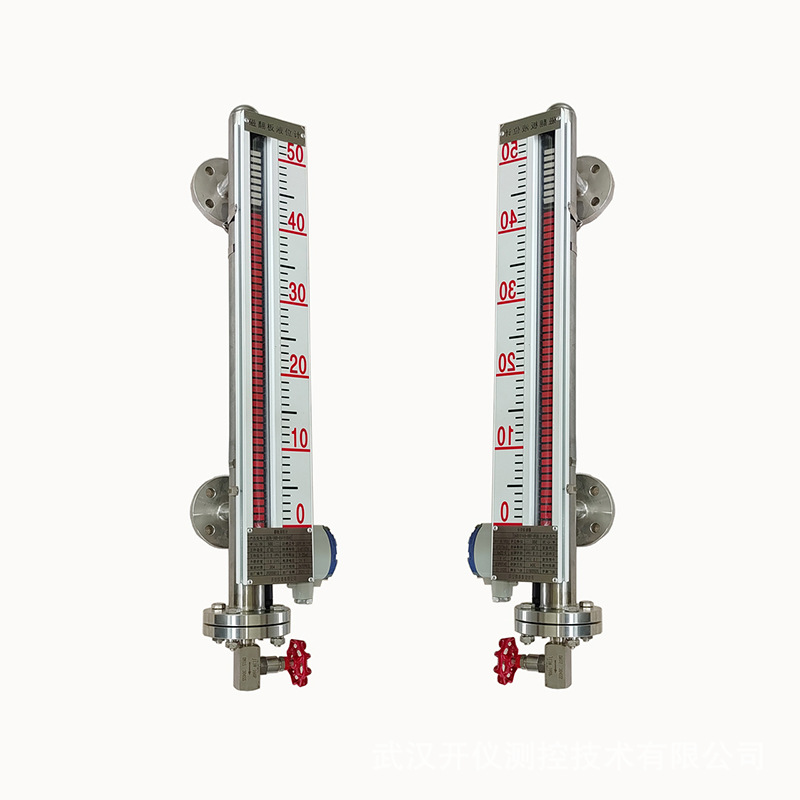 翻板液位计 远传信号精度高 侧装不锈钢高温高压玻璃板液位计