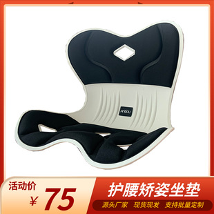 Spot Anti-hunchback Waist Protection Sitting Back Integrated Cushion Cushion Office Petal Chair Cushion Student Sitting Posture Correction Sedentary