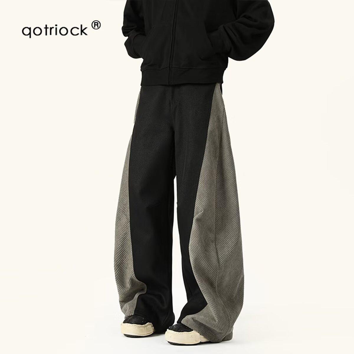 Black Jeans Men 2025 New Spring Autumn Trendy Loose Straight American Style High Street Casual Long Pants_viptrois.com