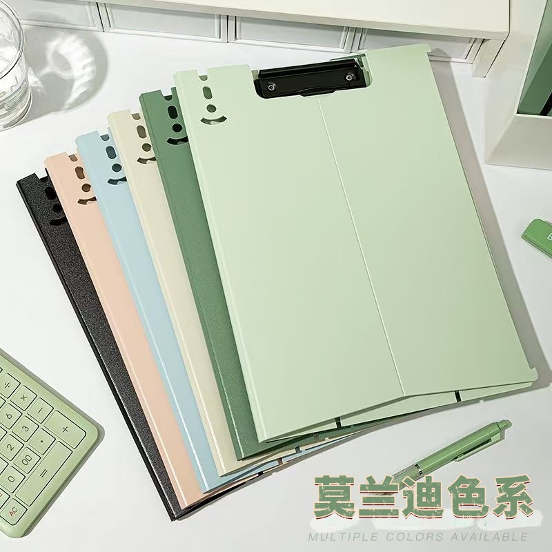 A4 transfronterizo vertical abrazadera de tablero grueso archivo de tablero de archivos de tablero de escritura de escritura de tablero de escritura de tablero de estudiantes