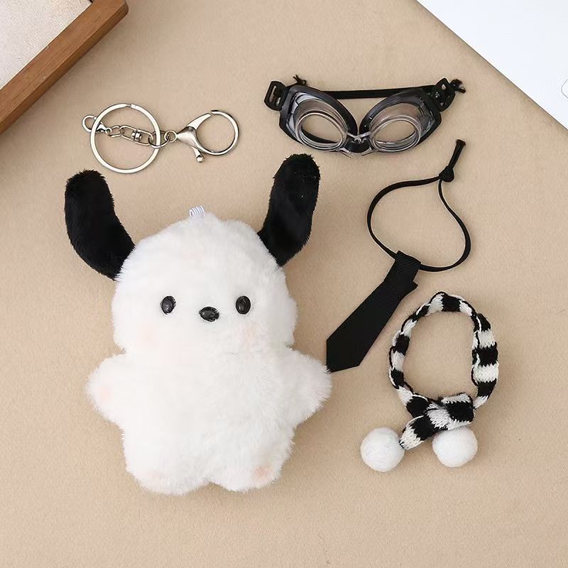 ins blush perro lindo muñeca chica corazón mochila colgante peluche muñeca creativa dibujos animados regalo pareja