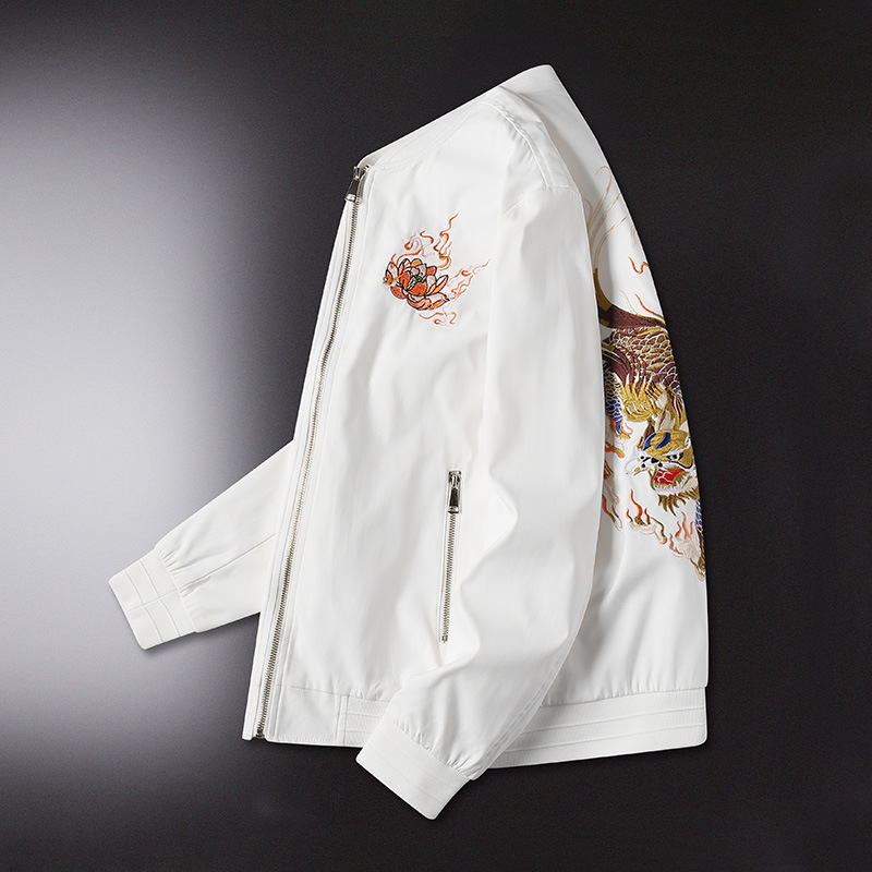 Achat groupé 2024 Automne/Hiver Nouvelle Veste Décontractée Brodée Tendance Pour Hommes_voghion.com