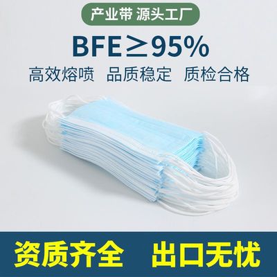 Manufactor disposable Mask Civil white black wholesale three layers Non-woven fabric dustproof adult Protective masks