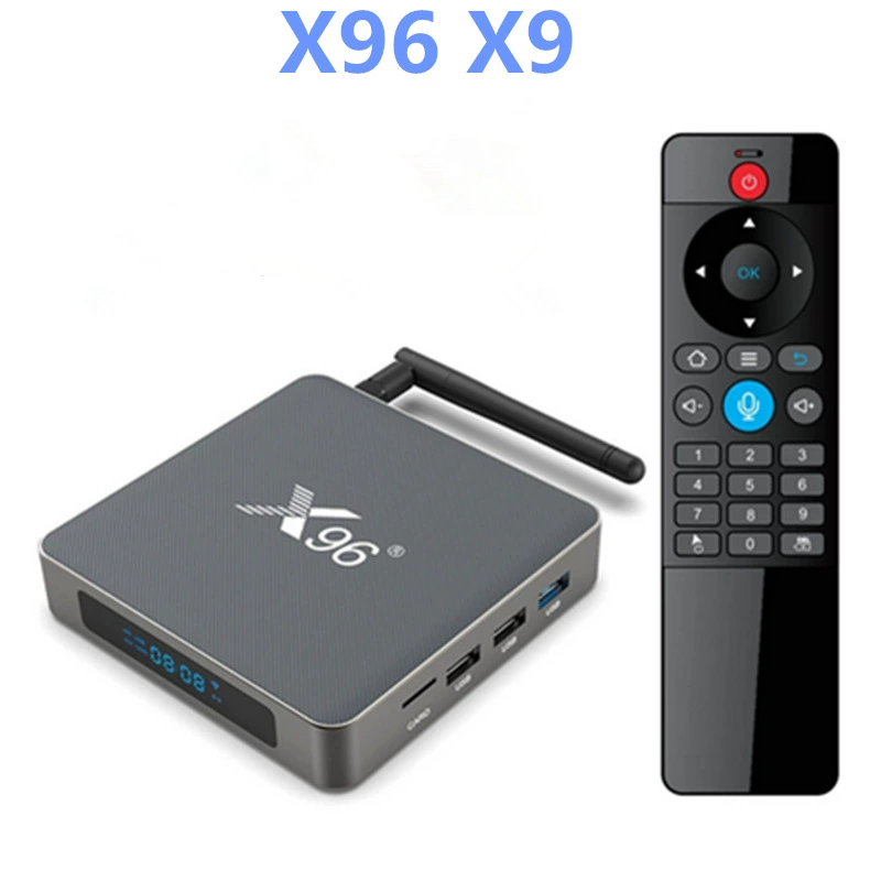 X96 X9 S922X 4G/32G смарт-приставка с голосовым управлением, двухдиапазонный Wi-Fi, Bluetooth, Android 9