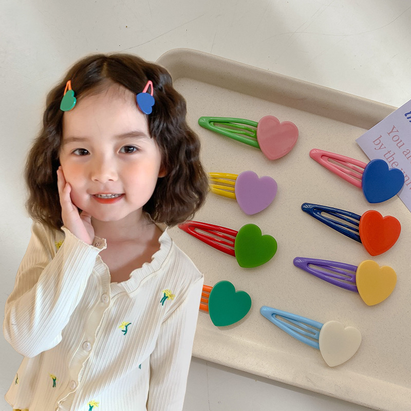 Korean New Color Love Baby Baby Baby Girl Hair Clip Fluorescent Bow Clip Korean New Color Love Baby Baby Baby Girl Hair Clip Fluorescent Bow Clip