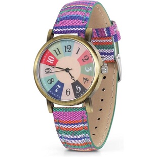 L 76051 Colorful Bohemian Hippie Watch ��ɫ�����ׁ��ֱ�