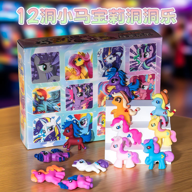 Caja ciega de 12 piezas de la casa de Xiaoma (pegamento suave)