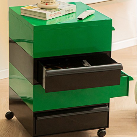 블랙 및 그린 4 층 벨트 풀리