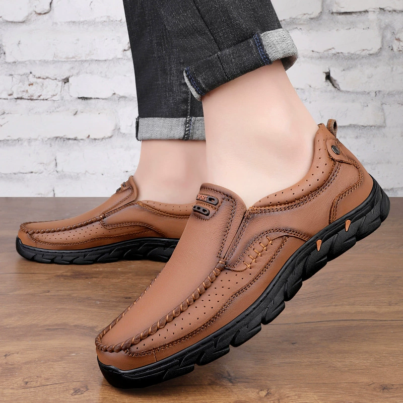 Footwear, men's sports shoes for leather shoes for leisure, cowhide