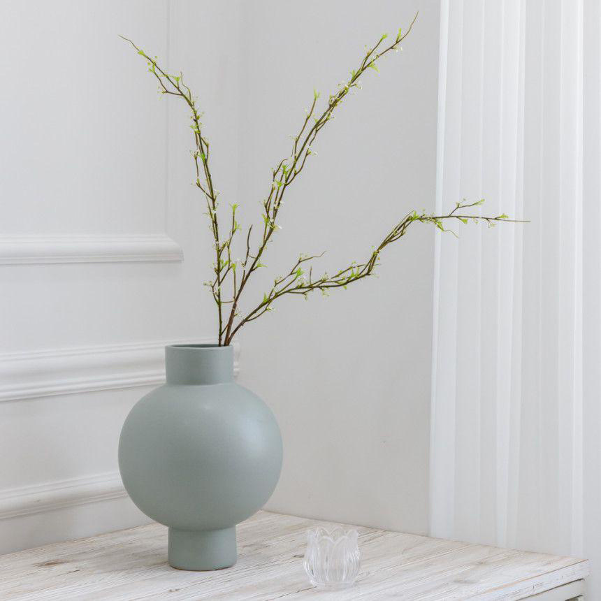 Nórdico creativo tamaño simple florero de cerámica decoración salón TV gabinete pasillo comedor arreglo floral Decoración