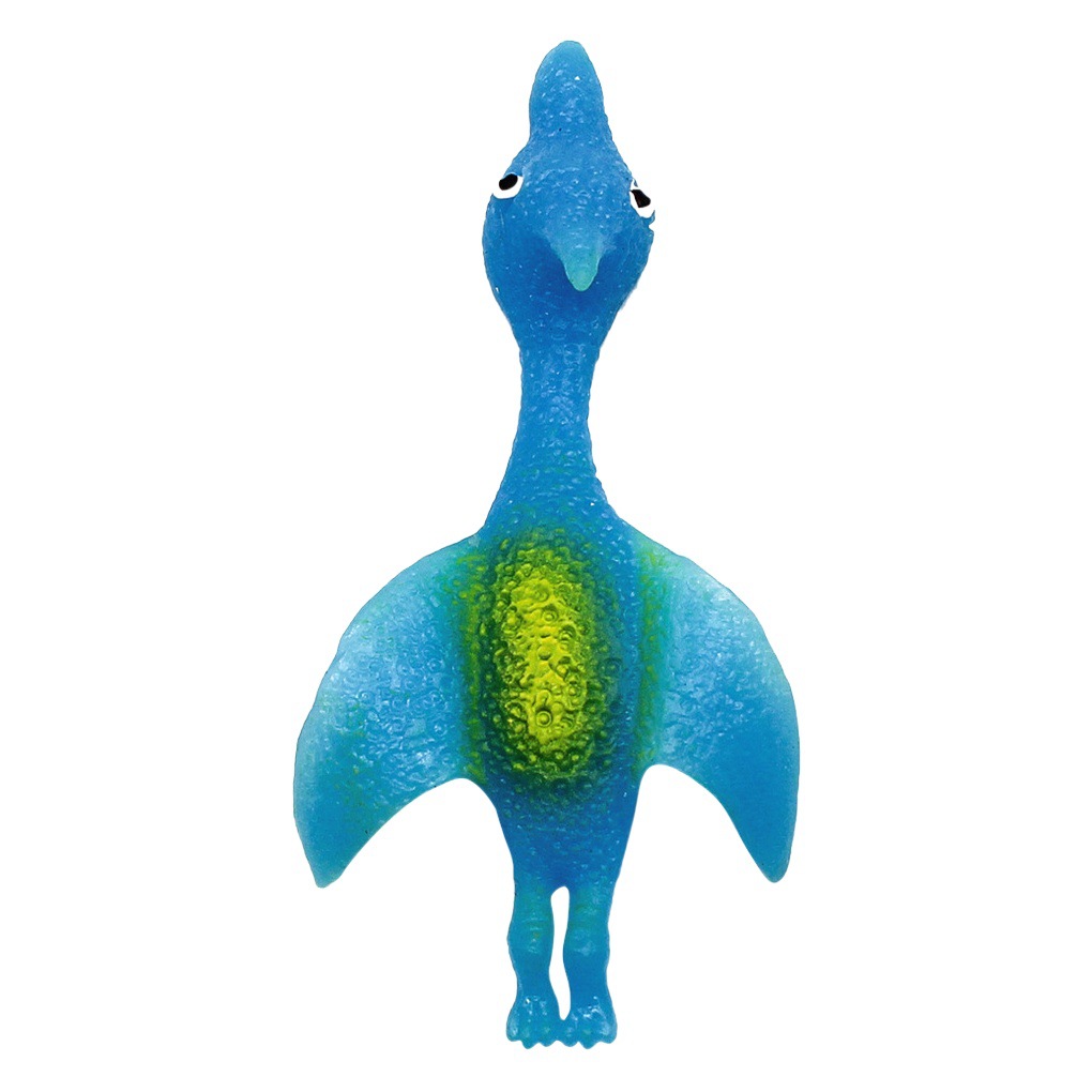 Juguete de descompresión de Catapulta de dedo de dinosaurio creativo TPR Catapulta de dedo de goma suave para niños nuevo juguete exótico