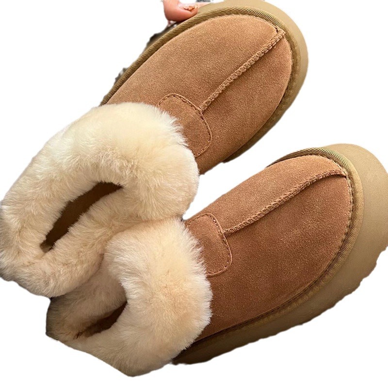 Henan Sangpo YIDAE Sheep Fur Integrated Snow Boots Tatst Women's Thick Sole Heightened YIDA Ε cotton_voghion.com