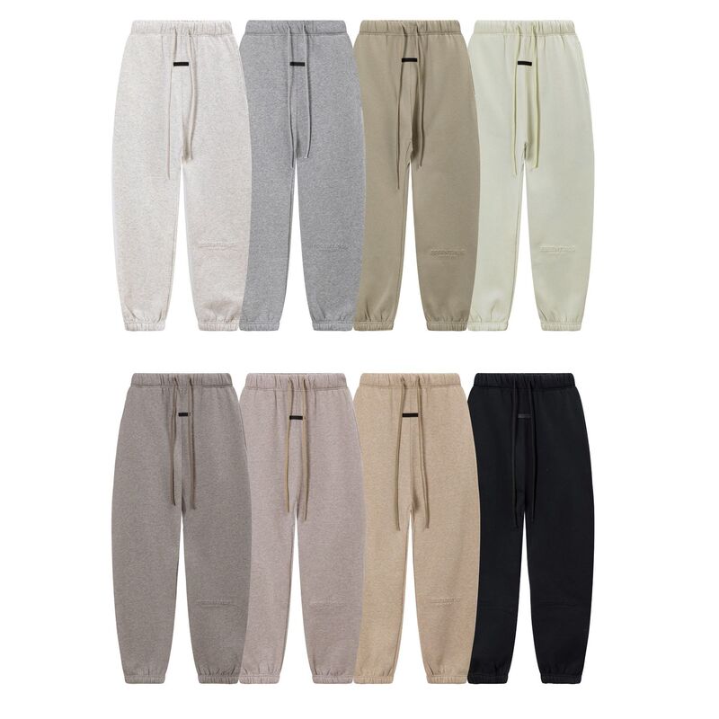 2025 Spring and Autumn New Fog Embossed Letter Casual Pants Unisex One Piece Wholesale Dropshipping