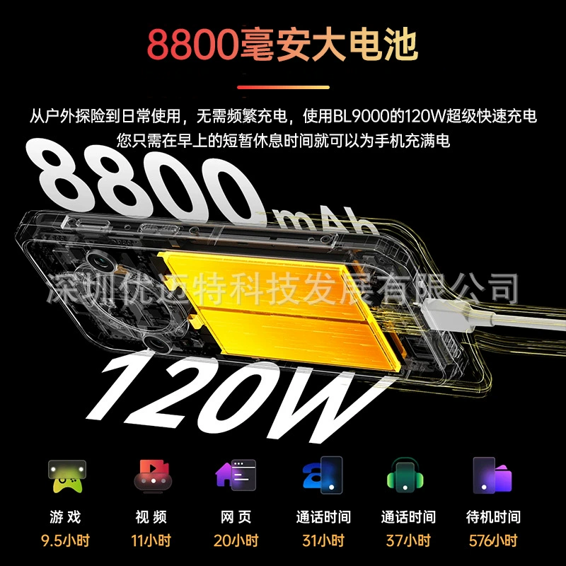 Смартфон Blackview BL9000 с защитой от воды и падений, 5G, большой аккумулятор 8800 мАч, длительная работа