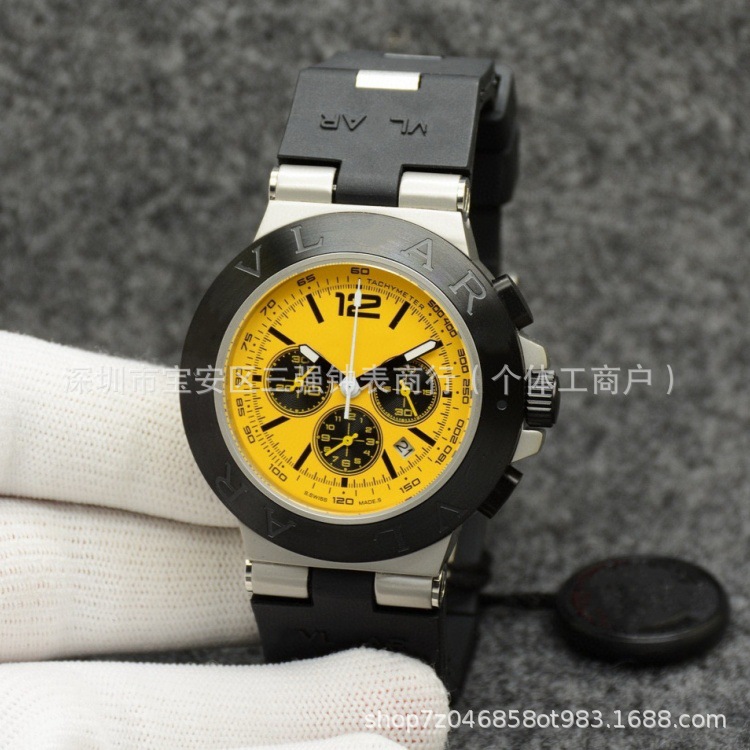 Ventas transfronterizas calientes de seis agujas de cuarzo VK cronógrafo multifuncional de reloj de pulsera de hombre con luz nocturna fábrica directa