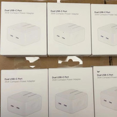 アップルのオリジナル35wダブルc充電器の三脚折りたたみ充電ヘッドのダブルtype-c美規/ヨーロッパ規格/イギリス規格を適用します。