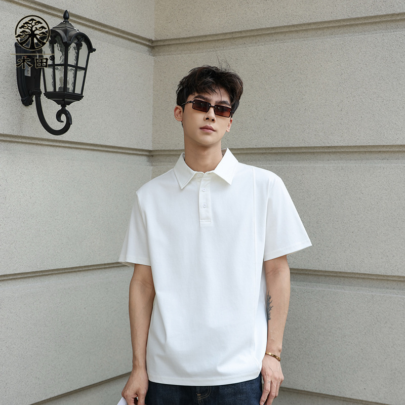 Mutian Luxury High-Quality Men's Polo Shirt 2026 Summer New Original Designer Short-Sleeve Model