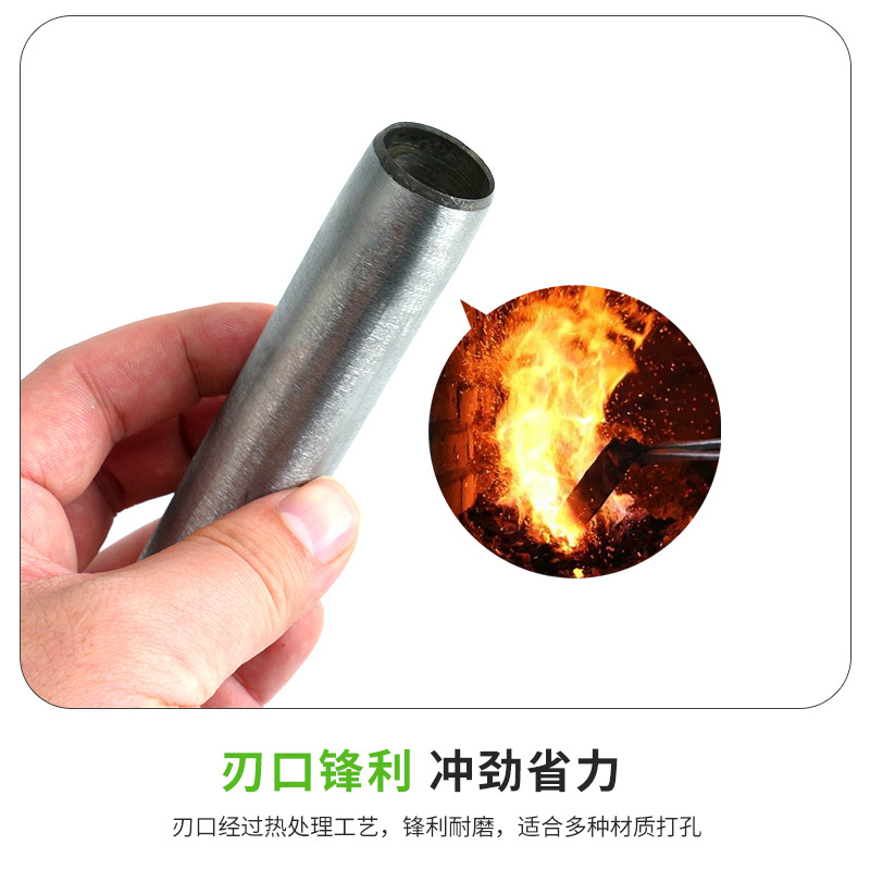 Fábrica transfronteriza de cuero punzonado redondo punzonado cincel cinturón agujero puncher cinturón punzonado de cuero punzonado agujero punzonado herramienta hueca