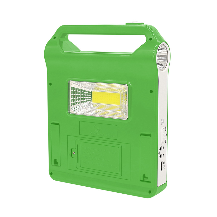 Direct manufacturer of indoor and outdoor solar-powered portable flashlights and mobile power lighting systems, compatible with external light bulbs