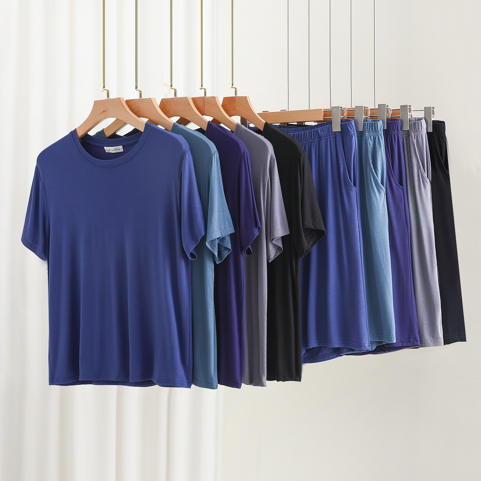 Men's Crewneck Pocket Pants Set