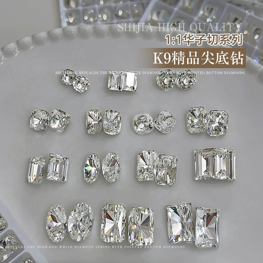 K9 имитация ювелирных изделий из брони Huazi блеск прозрачный, высокое качество того же класса шидар конфеты