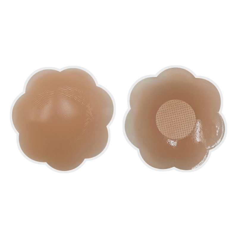 6.5cm1 5g 다크 브라운 꽃 붙여 넣은 부직포