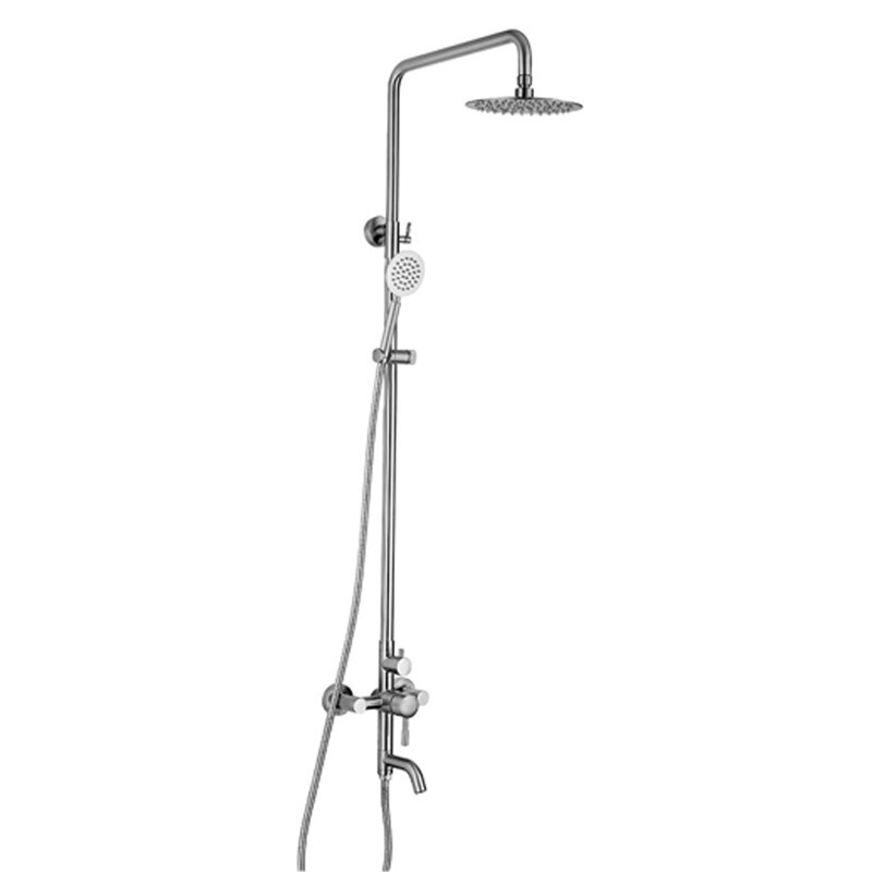 304 stainless steel shower shower head top spray constant temperature hot and cold water three four three water multi-function shower