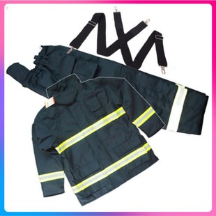 Kailong 3C Certification 17/20 Moon Landing Fire Fighting Protective Clothing Five-Piece Combat Clothing Flame Retardant Aramid Fire Fighting Clothing 14