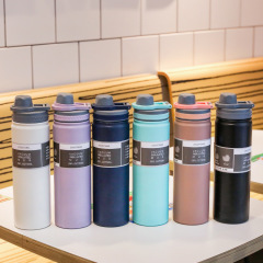 Wholesale of New Model 304 Stainless Steel Insulated Water Bottle with Large Capacity Outdoor Sports Water Bottle and Portable Coffee Cup for Export Trade 