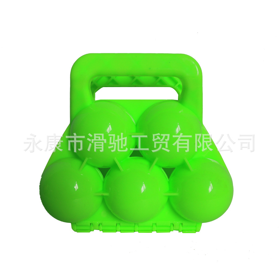 "Manufacturer" outdoor five-ball snowball clip winter "bullet" manufacturing machine multi-ball operation is simple