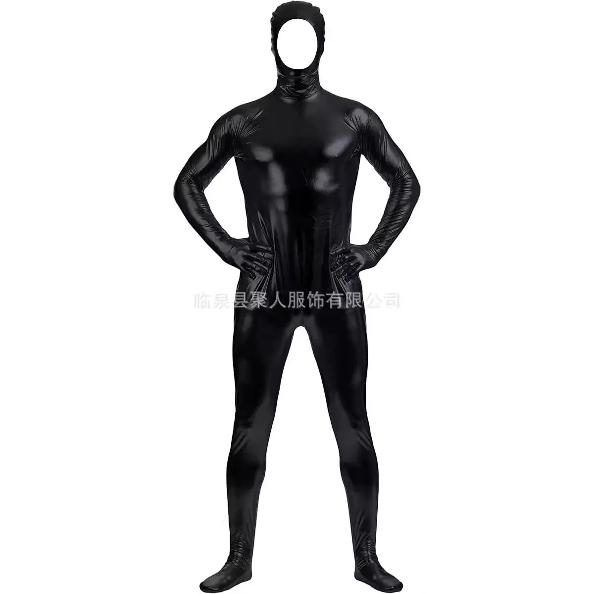 万圣节男士演出服紧身衣全身包裹露脸胶衣zentai舞台表演服动漫