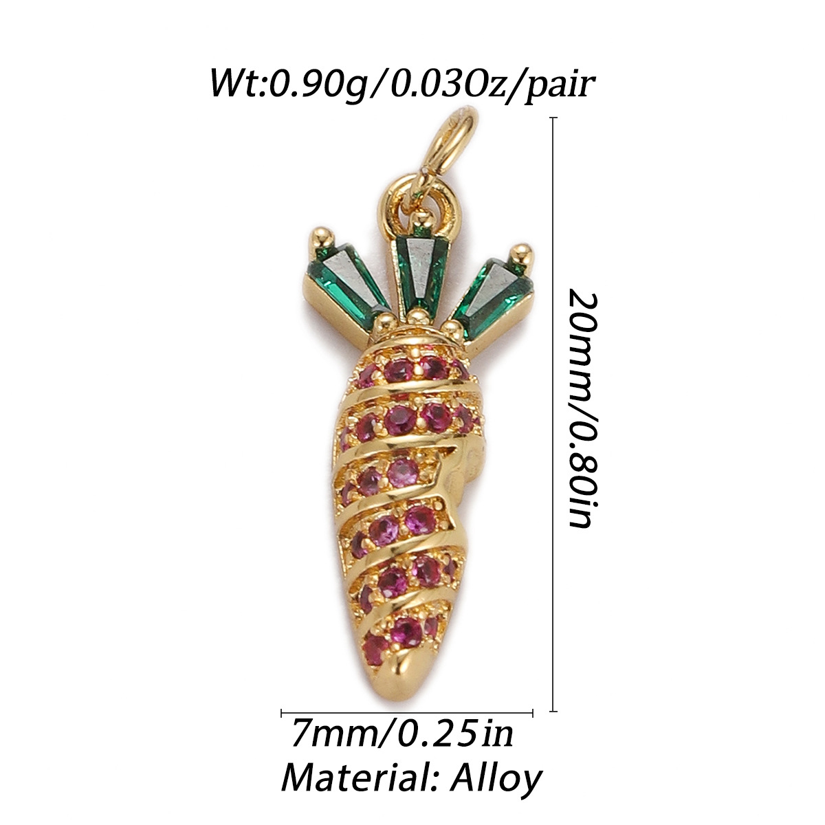 1 Piece Copper Solid Color Pendant display picture 4