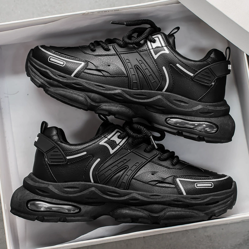 Летняя мужская обувь новая дышащая обувь мужская мода дикие кроссовки с толстым дном