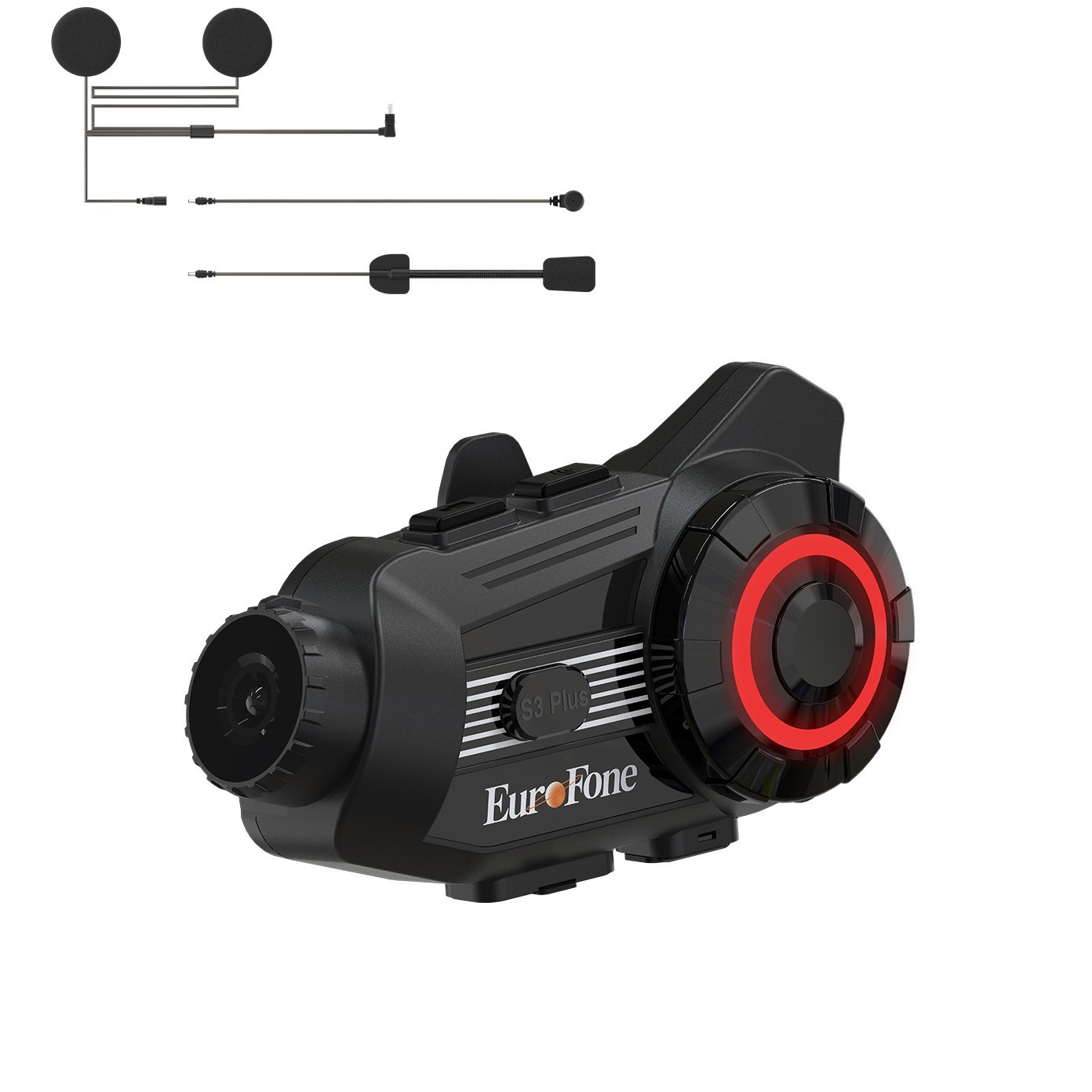 Suministros de ciclismo Casco de motocicleta Auriculares Bluetooth Cámara HD intercomunicador todo en uno Auriculares intercomunicador de 6 personas