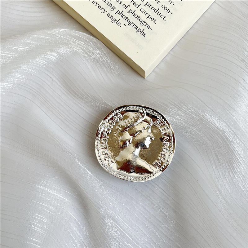 Retro estilo frío metal airbag soporte perezoso soporte de escritorio pegatina retráctil plegable cojín de aire soporte del teléfono móvil